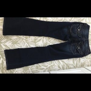 Silver boot cut jeans 27*30 Great shape